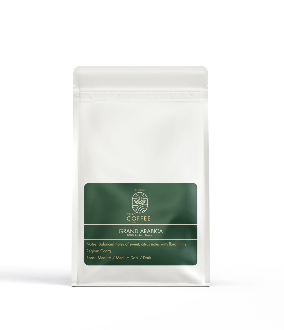 Grand Arabica – 100% Premium Arabica, 250g, Medium, Medium dark & Dark Roast